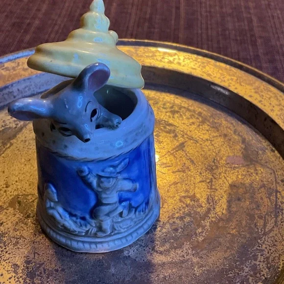 Whimsical Mouse Ceramic Mug with Lid - Picture 3 of 6